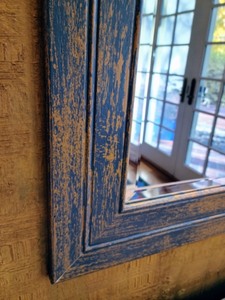 Large Rustic Style Wall Mirror