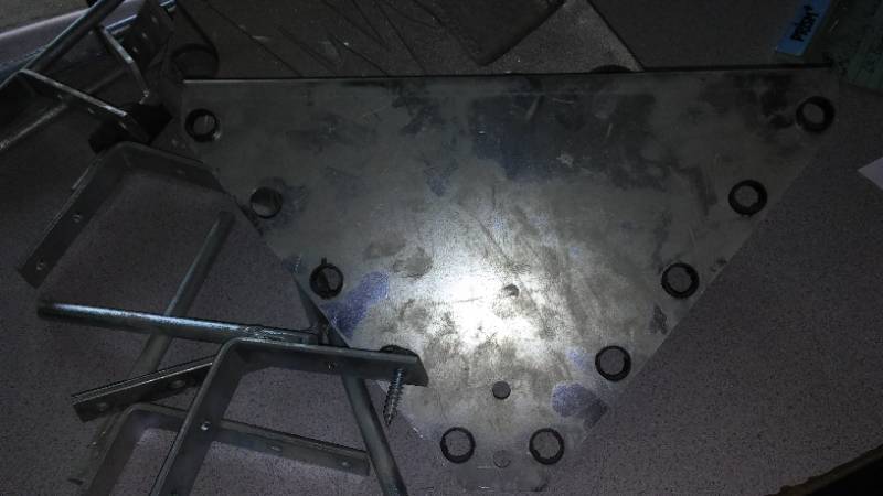 lot 613 image: Display Rack- Cast Aluminum & More.
