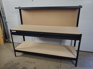 lot 1 image: New 6 ft Workbench with Drawers - Scuffed