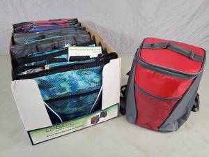 lot 29 image: 9 New 8 Can Backpack Cooler