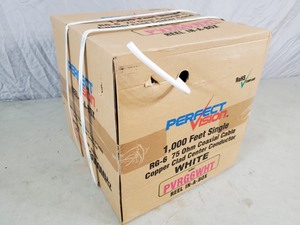 lot 30 image: New Spool of RG-6 Coaxial Cable - 1,000 ft