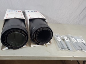 lot 34 image: Large Lot of 2 ft Duct and Chimney Pipes