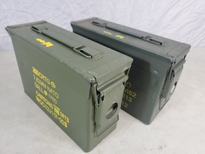 lot 76 image: Pair of 30 Cal. US Military Ammo Cans