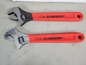 lot 81 image: 2 New 10 inch Crescent Wrenches