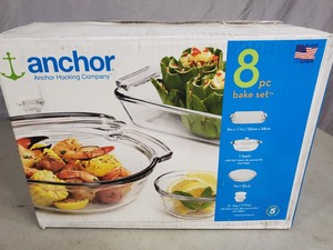 lot 102 image: New Anchor 8 Pc Baking Set