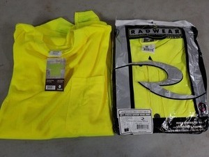 lot 111 image: 2 New 2XL High Vis Work Shirts