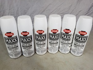 lot 116 image: 6 New Cans Krylon Cover Maxx Spray Paint