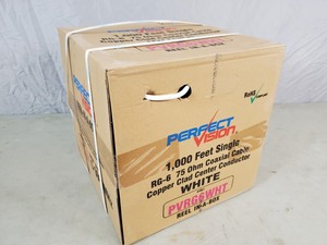 lot 117 image: New Spool of RG-6 Coaxial Cable - 1,000 ft