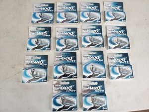 lot 122 image: 56 New Gillette Mach 3 Turbo Razor Cartridges