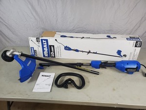 lot 140 image: Kobalt 10 amp Electric Weed Whip  String Trimmer