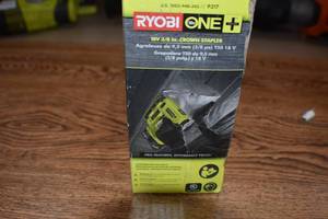 Ryobi 18v 38 inch crown stapler