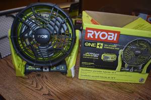 ryobi 18v hybrid portable fan