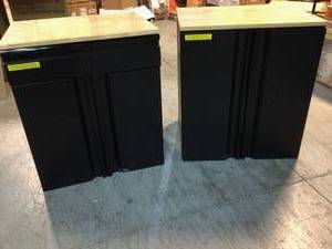 Lot of 2 Husky Tool Cabinets One with Keys and One with Damage See Pictures