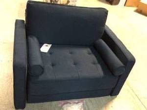 Lifestyle Solutions Chair with pillows Upholstery Grade Navy Blue See Pictures