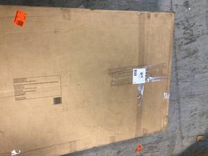 72 in. 2-Drawers Adjustable Height Work Table in White by Husky Customer Returns See Pictures