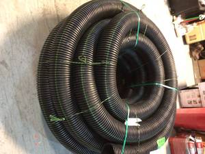 6 in. x 100 ft. Corex Drain Pipe Perforated Customer Returns See Pictures