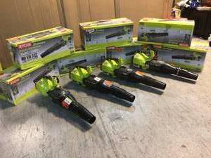 Lot of  Ryobi 160 MPH 520 CFM 25cc Gas Jet Fan Blower Customer Returns See Pictures