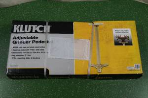 Unused Klutch Adjustable Grinder Pedestal