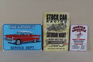 Novelty Metal Automotive Signs
