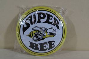 Unused Super Bee Domed Metal Sign - 16
