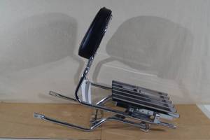 Motorcycle Luggage Rack with Seat Back