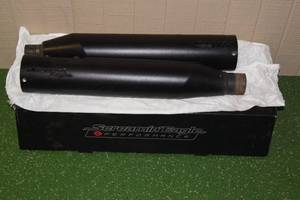 Screamin Eagle Harley Davidson Exhaust Pipes - Black