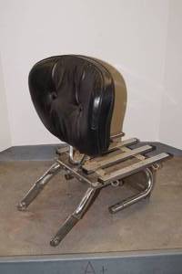 Harley Davidson Motorcycle Luggage Rack with Seat Back