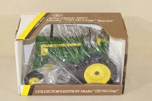 ERTL 116 Scale John Deere 1957 Model 720 Hi-Crop Tractor