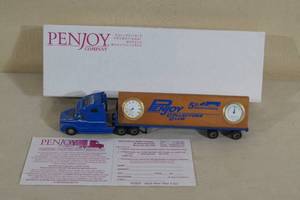 Penjoy 5th Anniversary Collector Club Truck and Trailer Clock Set