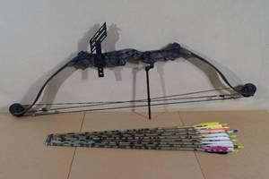 Bear Whitetail Legend Compound Bow with Arrows - Right Hand