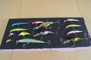 Assortment of NEW Crankbait Lures - Very Small to Very Large