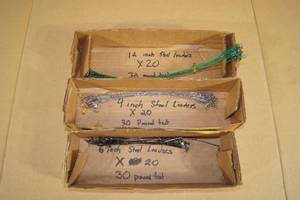 60 Steel Leaders - 30# Test - 6912