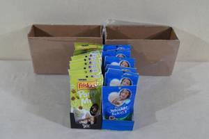 Friskies Party Mix and Purina Whisker Lickins Cat Treats