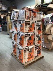 Lot of 16 Boxes of  Ridgid Shop Vacs Various Models and Conditions See Pictures