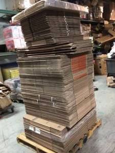 Pallet of HD Cardboard  Boxes various sizes See Pictures