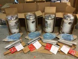 Pallet of 48000 BTU Stainless Steel Patio Heater by Hampton Bay Customer Returns See Pictures