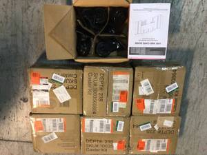 Lot of 7 Husky Heavy Duty Caster Sets  new See Pictures