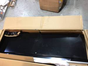 Ready-to-Assemble 24-Gauge Steel Freestanding Garage Cabinet in Black (48 in. W x 72 in. H x 18 in. D) by HuskySlightly Damaged See Pictures