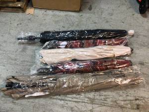 Lot of Assorted Umbrellas Customer Returns See Pictures