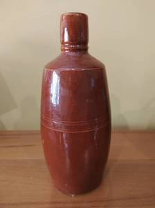 lot 58 image: Handmade Bottle Vase