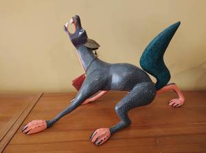 lot 64 image: Wood Arrazola Animal Figurine Made in Mexico