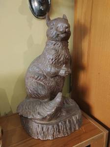 lot 68 image: Large Squirrel Figurine