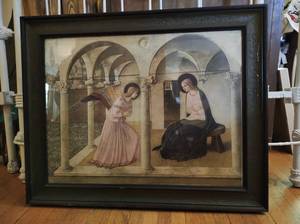 lot 75 image: Large Framed Vintage Print