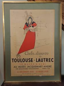 lot 76 image: Vintage Paris Print