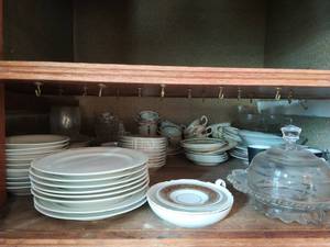 lot 147 image: Collection of Dishes and Glassware