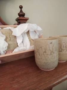 lot 187 image: Four Pottery Cups from Japan