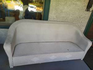 lot 191 image: Wicker Sofa