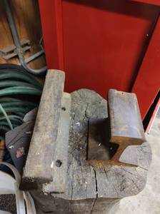 lot 203 image: Two Railroad Tie Anvils