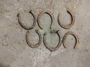 lot 236 image: Old Horseshoes