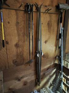 lot 247 image: Set of Cross Country Trak Skis with Scott Poles